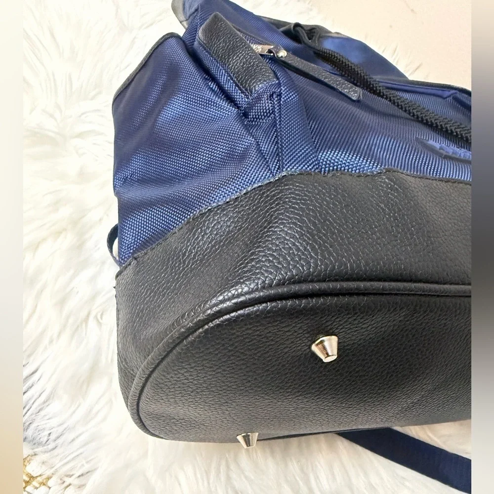 Versace Leather Trimmed Nylon Backpack.NWOT